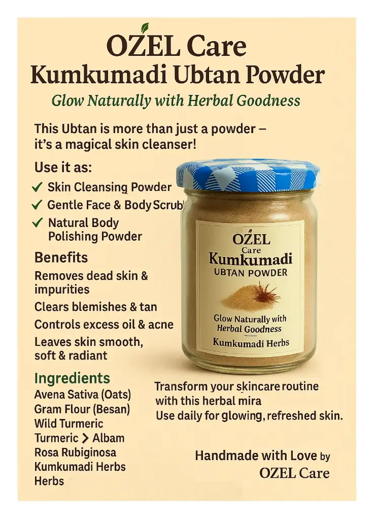 [KUMKUMADI UBTAN11] OZEL Care Kumkumadi Ubtan Powder